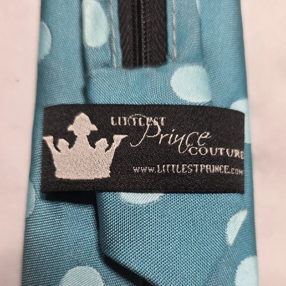 Stylish Blue Polka Dot Tie